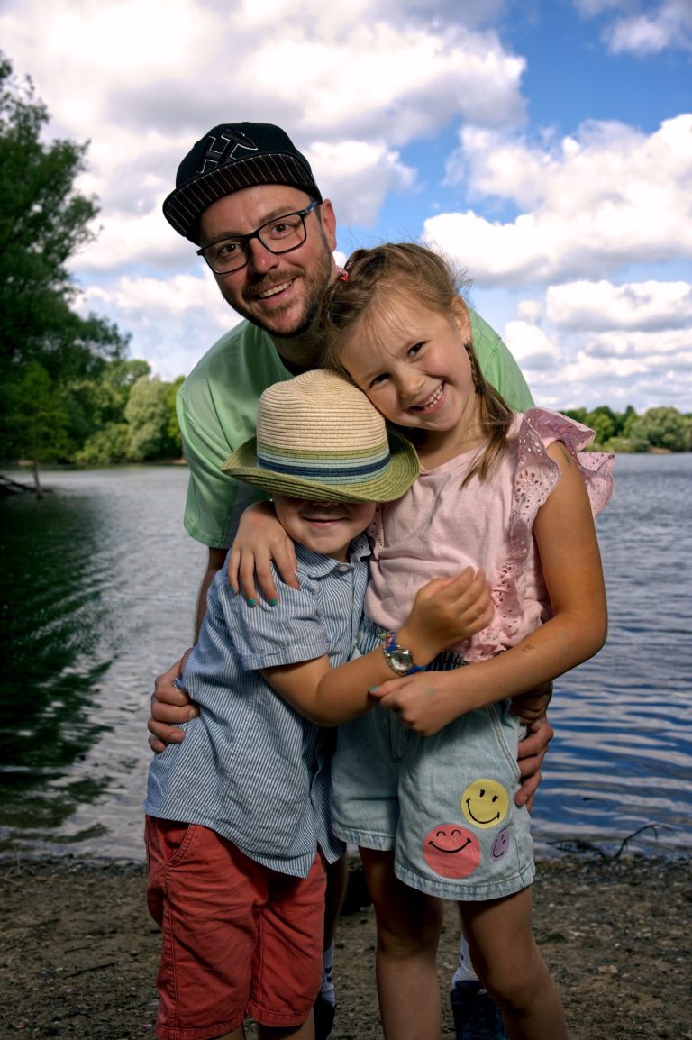 Familienfotos am Uettelsheimer See in Duisburg
